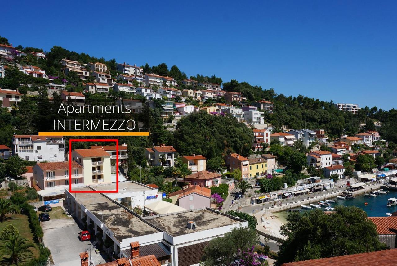 Apartment Layla - Intermezzo With Sea View In Center Of Rabac Luaran gambar